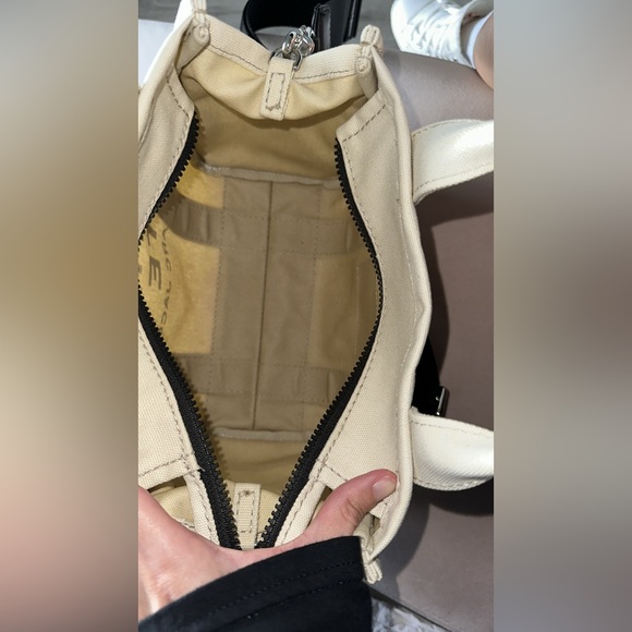 The canvas crossbody tote bag beige Marc Jacobs - Picture 3 of 3